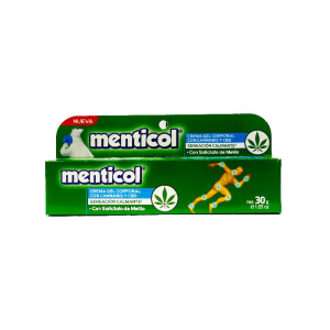CREMA GEL MENTICOL CANNABIS CAJA X 30 GR